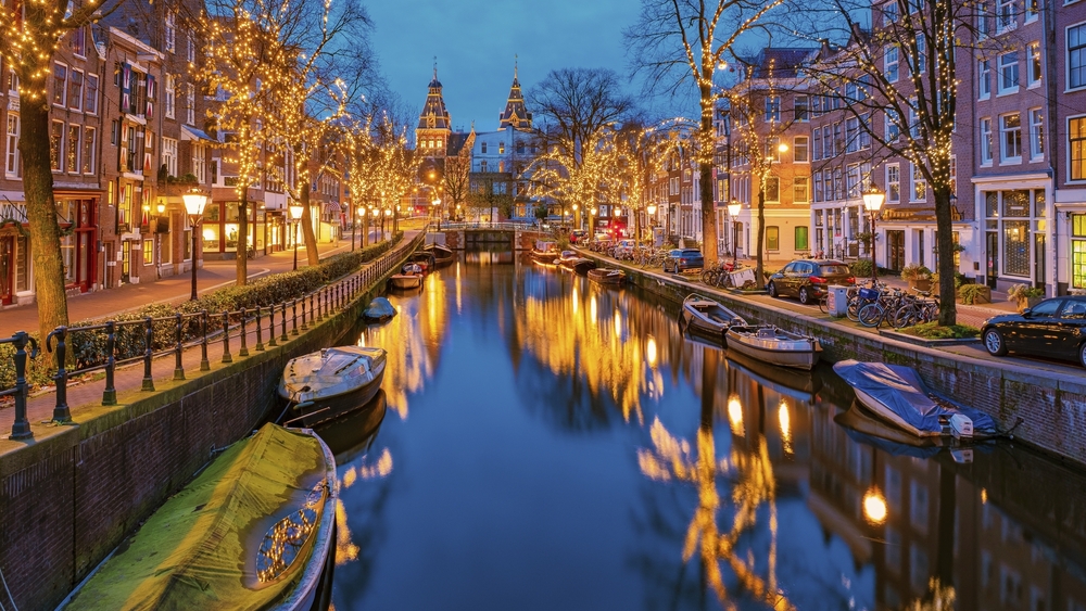 Amsterdam Winter Weihnachtszeit Weihnachten