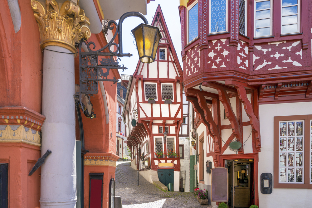 Bernkastel-Kues mittelalterliche Marktplatz