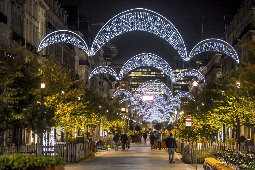 Weihnachtsmarkt in Brüssel